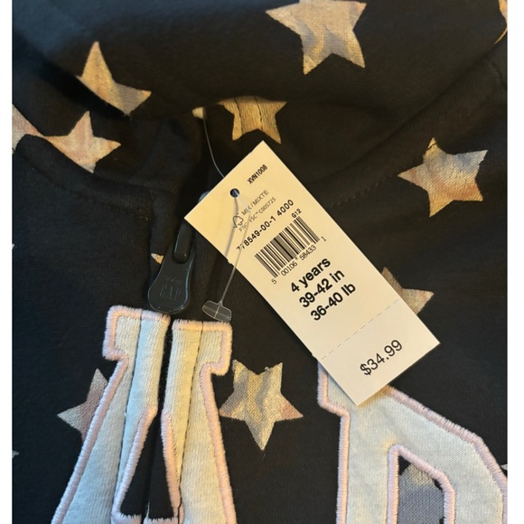 NEW Gap zip up hoodie with stars ⭐️ - Picture 3 of 3